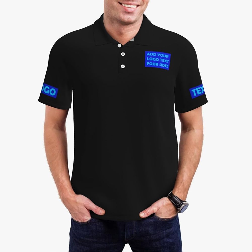 Amazon.com: Custom Polo Shirts Personalized Golf Polos Shirt