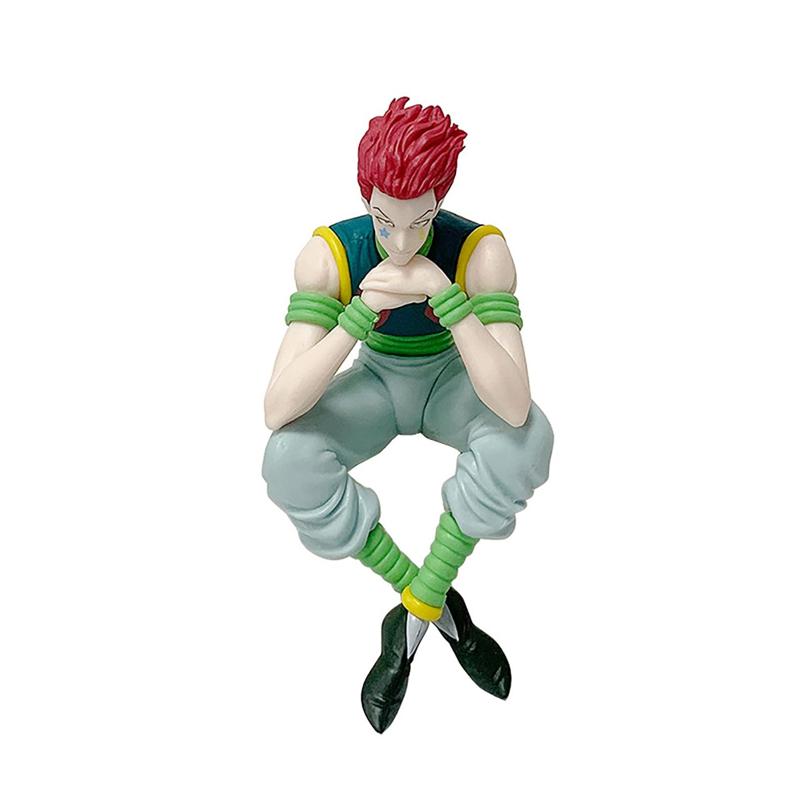 Figurki, Zoldyck Chrollo Lucilfer Kurapika Illumi Hisoka Anime Rysunek(As Shown in Figure 4,Product height: 13.5cm/5.31 inches)