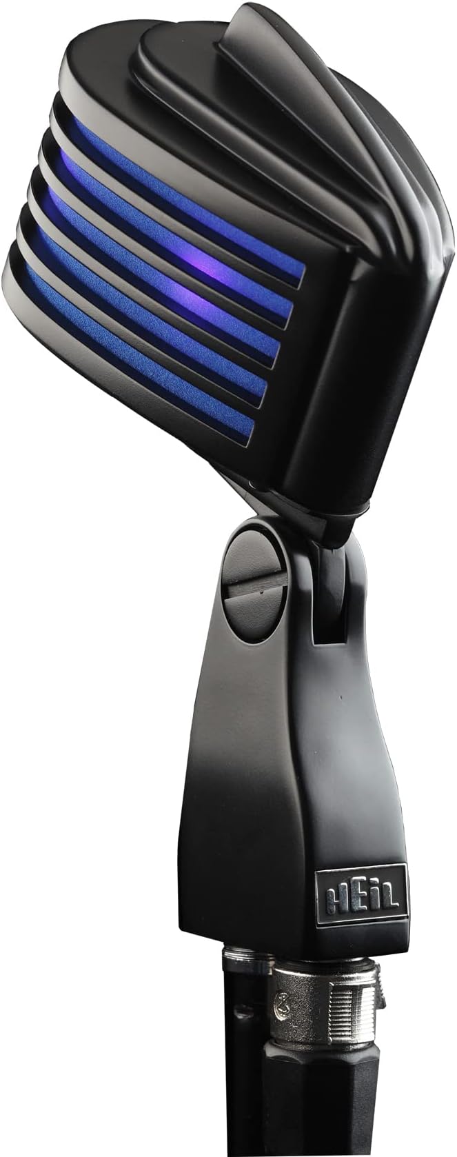 HEIL FIN-B-B BLACK MIC WITH BLUE LED MIC