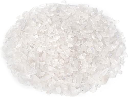 Miniatura 8 de Justinstones Grandes chips pulidos de amazonita brasileña triturados adornos curativos de cristal de piedra rodada, 3.53 onzas