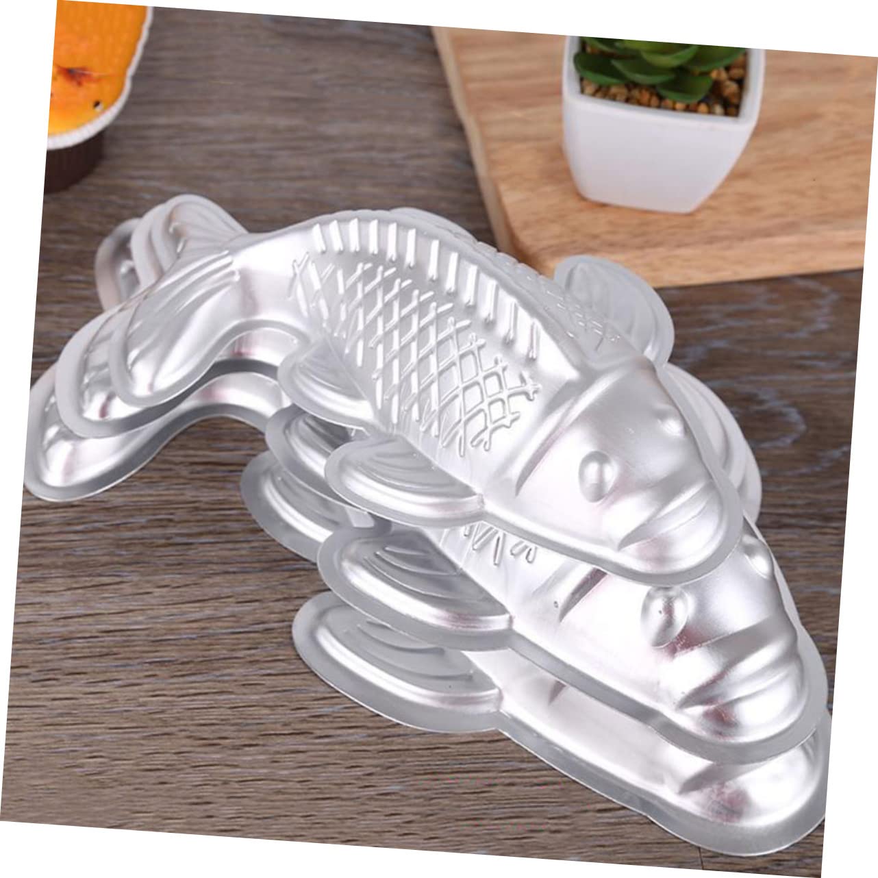 Zerodeko 2 Sätze Koi Fischform Backmischung Aluminium Mold Für Schokolade Jelly Pudding Und Reisgerichte Backwerkzeuge Für Zuhause Und Konditoreien 2 Stücke * 2