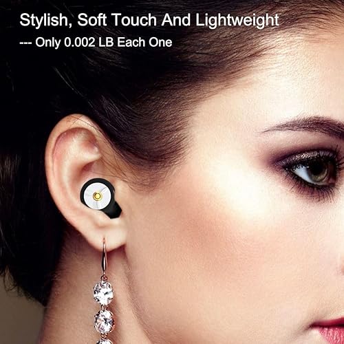 Miniatura 3 de Tapones para los oídos para dormir con cancelación de ruido  Tapones de silicona reutilizables, suaves y cómodos para dormir, trabajo, estudio,