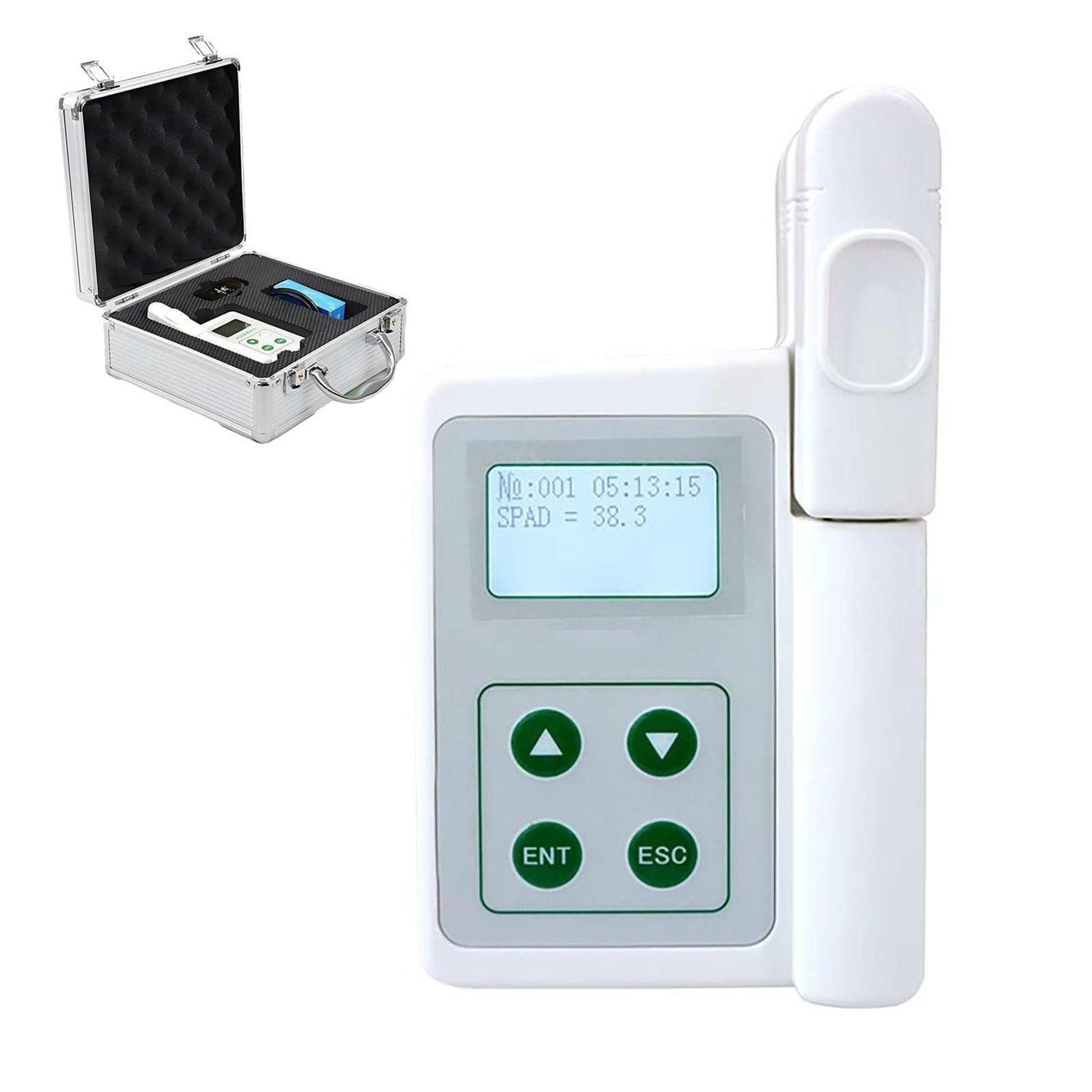 ALSUP Chlorophyll Meter Plant Leaf Chlorophyll Analyser Plant Nutrition Tester For Measuring Relative Chlorophyll Content Instantly Measuring Range 0.0 to 99.9 SPAD