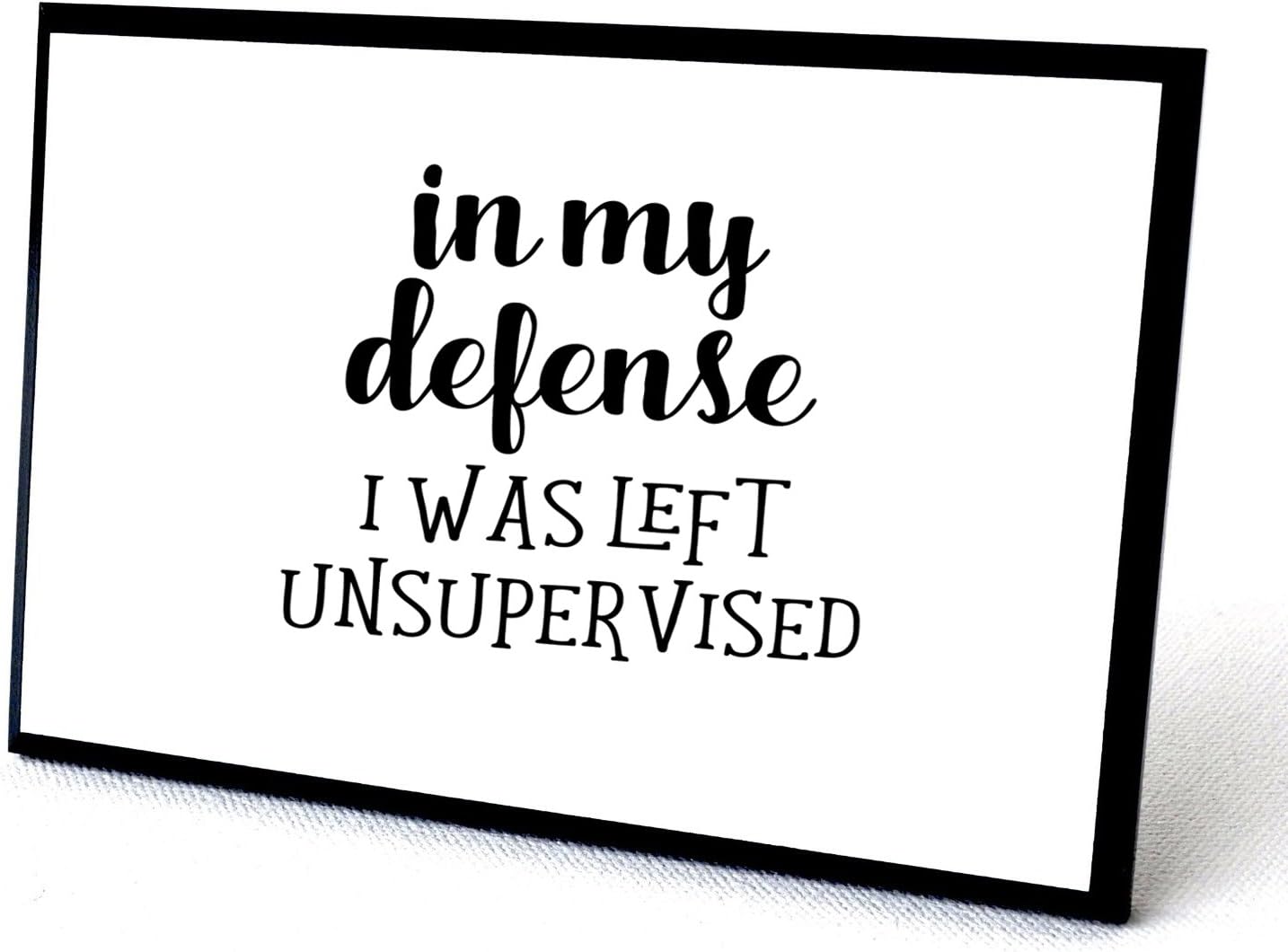 Funny Signs for Office, Humorous Signs, Funny Wooden Signs, Humorous Wall plaques Sayings, Quality Wood Sign 4"x6"