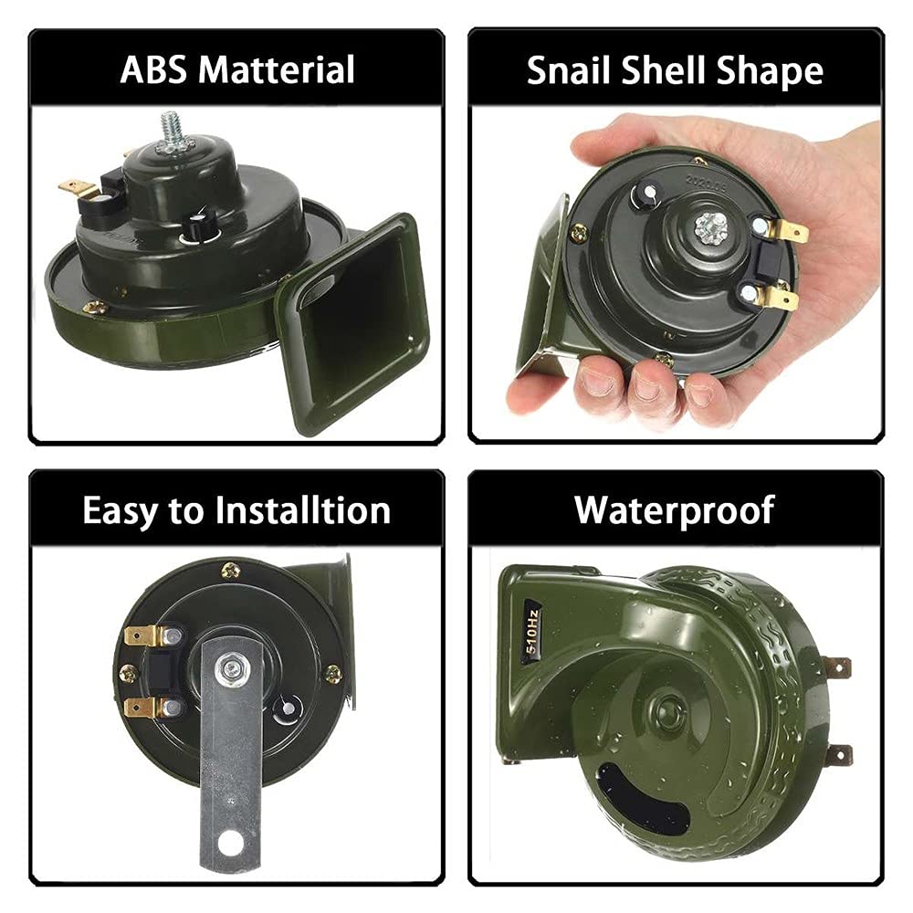 Clacson Per Moto 12V - 110 DB, A Lumaca, Per Scooter E Ciclomotori - Foto 7