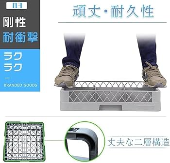 Amazon｜洗浄ラック フラットウェアーラック カトラリー向け