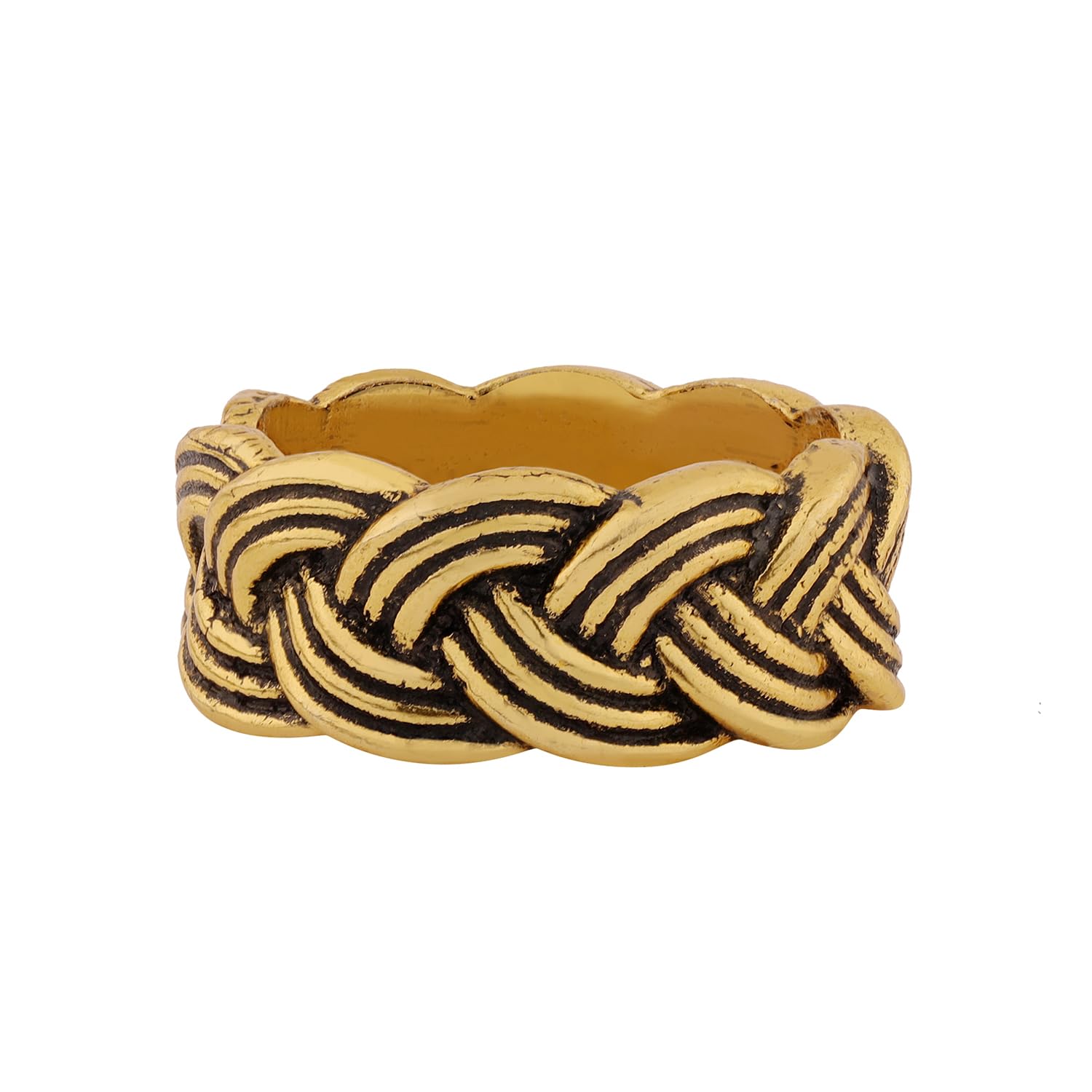 Woven Wonders Intertwist Band Ring For Women|Women Statement Rings|Gift For Women|Chic|Summer|Giift For Sister|Korean|Work Wear|Travel|Vacation|Rakshabandhan Gift|-image-29