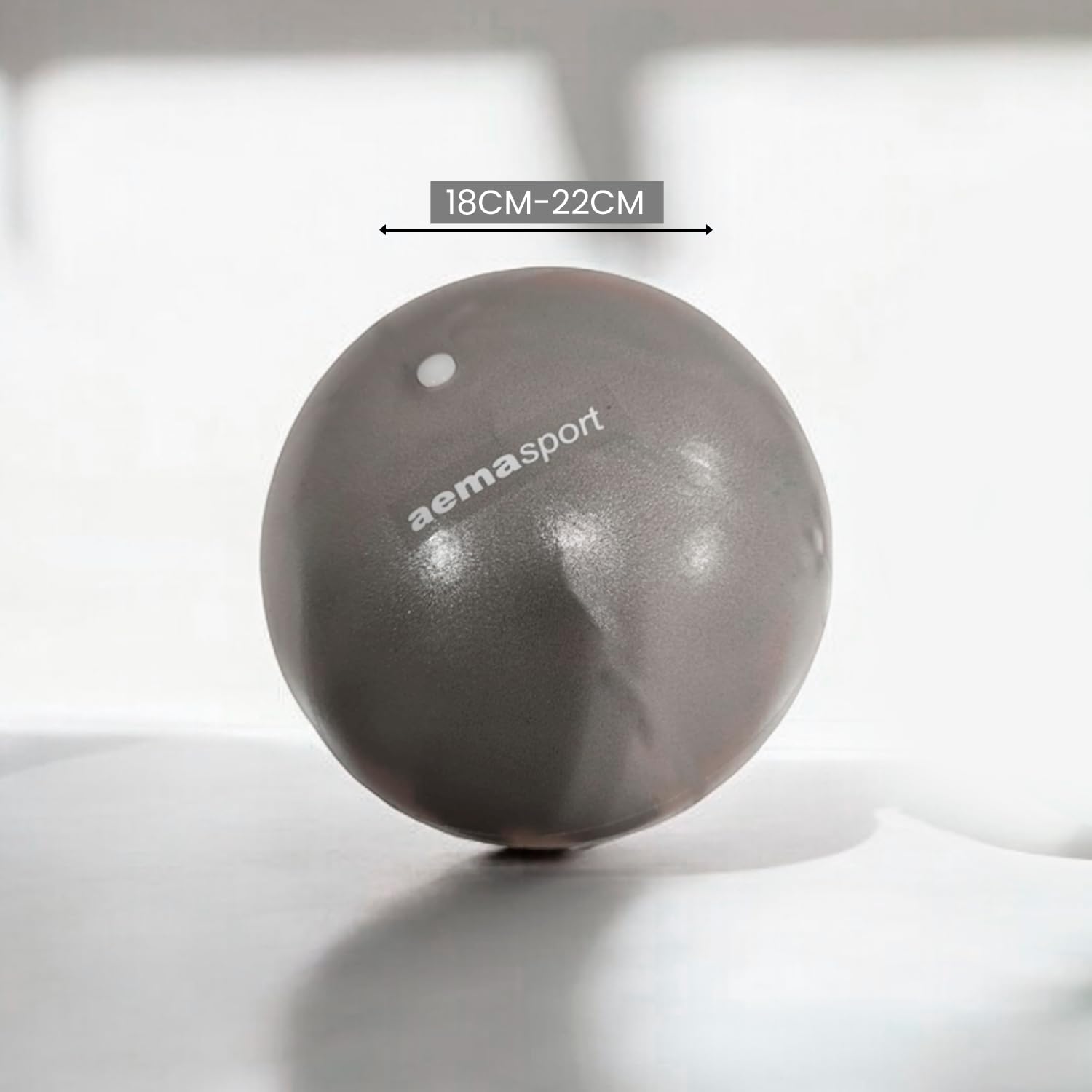 Pelota de Pilates Pequeña. Softball 20cm y 26cm Diámetro. Antideslizante, Anti Reventones, PVC Seguro. para Yoga, Rehabilitación y Entrenamiento. Fácil de Inflar, Máx. 200kg.