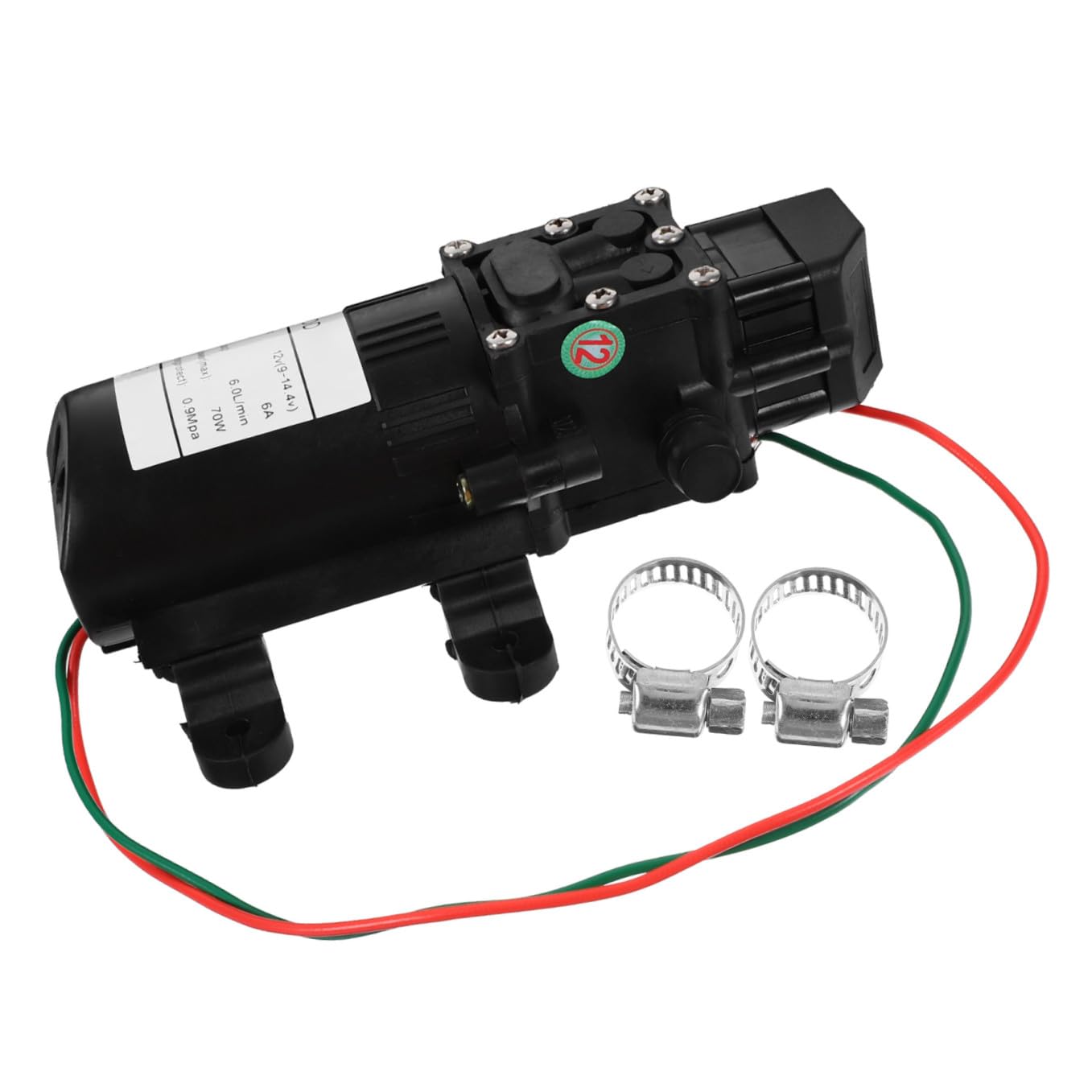 6l/ Bomba de Diafragma Eléctrica 12v 70w Apagado Automático