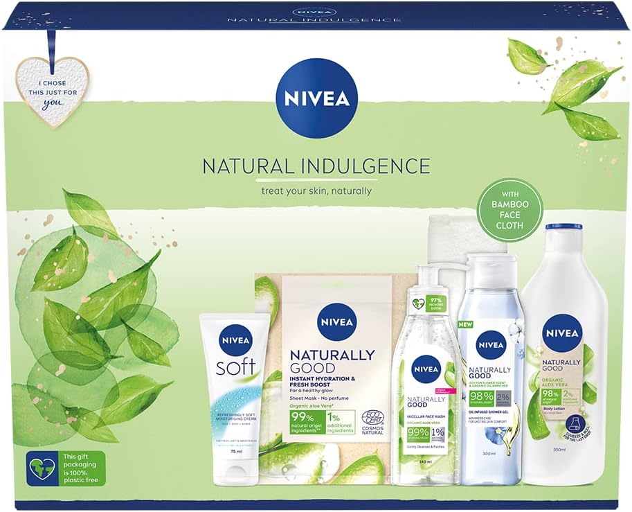 NIVEA Natural Indulgence Gift Set (6 Pieces), NIVEA Gift Set