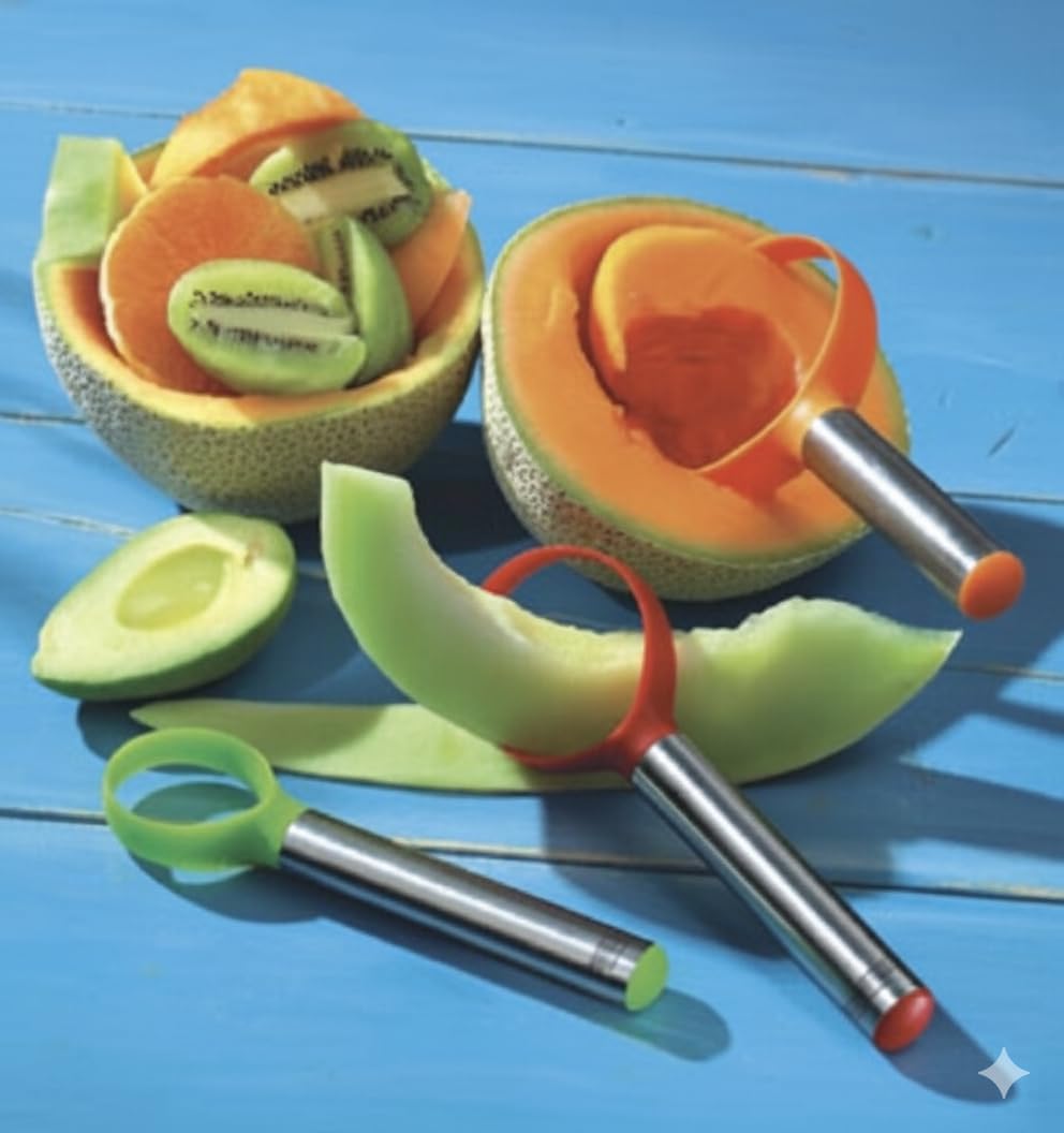 Bethany Housewares 150 Fruit Scoops - Set of 3