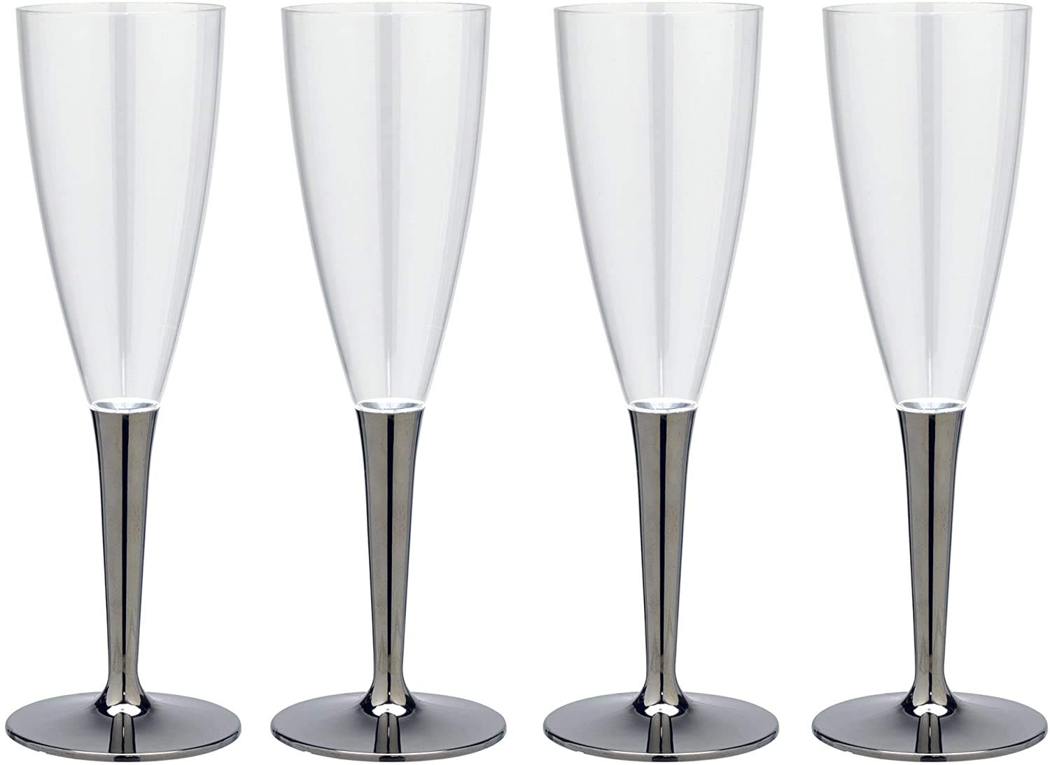 Mozaik Mosaic Champagne Flutes, 4-Pack