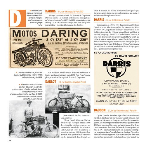 Dictionnaire Des Marques Motocyclistes De La Seine (French Edition)