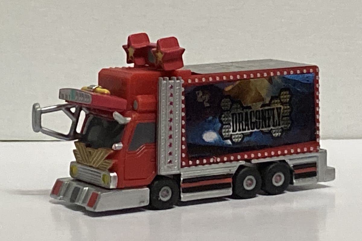 Amazon | カプセル 爆走トラッカー 大型 箱車 レッド 赤 デコトラ