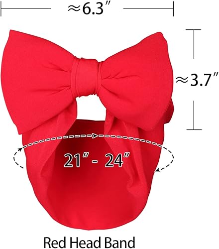 Miniatura 4 de FantaLook Banda de pelo rojo con aretes y gargantilla para Halloween accesorios de cosplay para niñas Rojo x