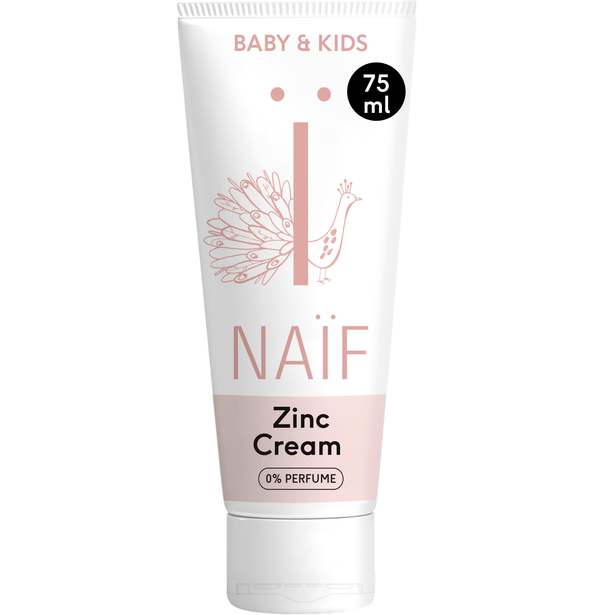 Naïf - Wundschutzcreme Baby & Kind - 0% Parfüm - Windelcreme - Zinksalbe - Mit Inhaltsstoffen auf natürlicher Basis - Wundcreme - 75ml
