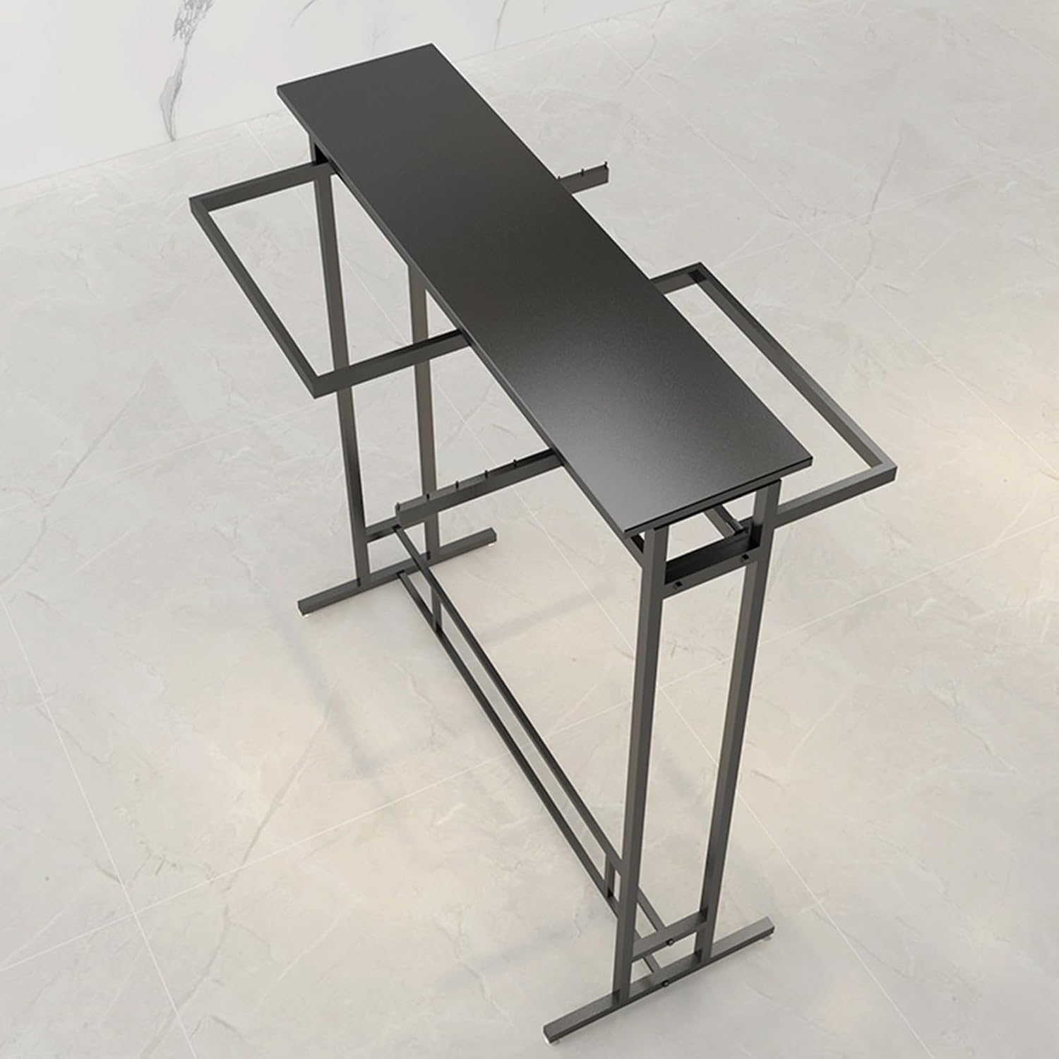 Perchero de Tubo Resistente, Expositor de Ropa para boutiques, Tiendas minoristas y Almacenamiento en el hogar, Perchero Moderno para Tiendas de Ropa, Perchero de Metal independien