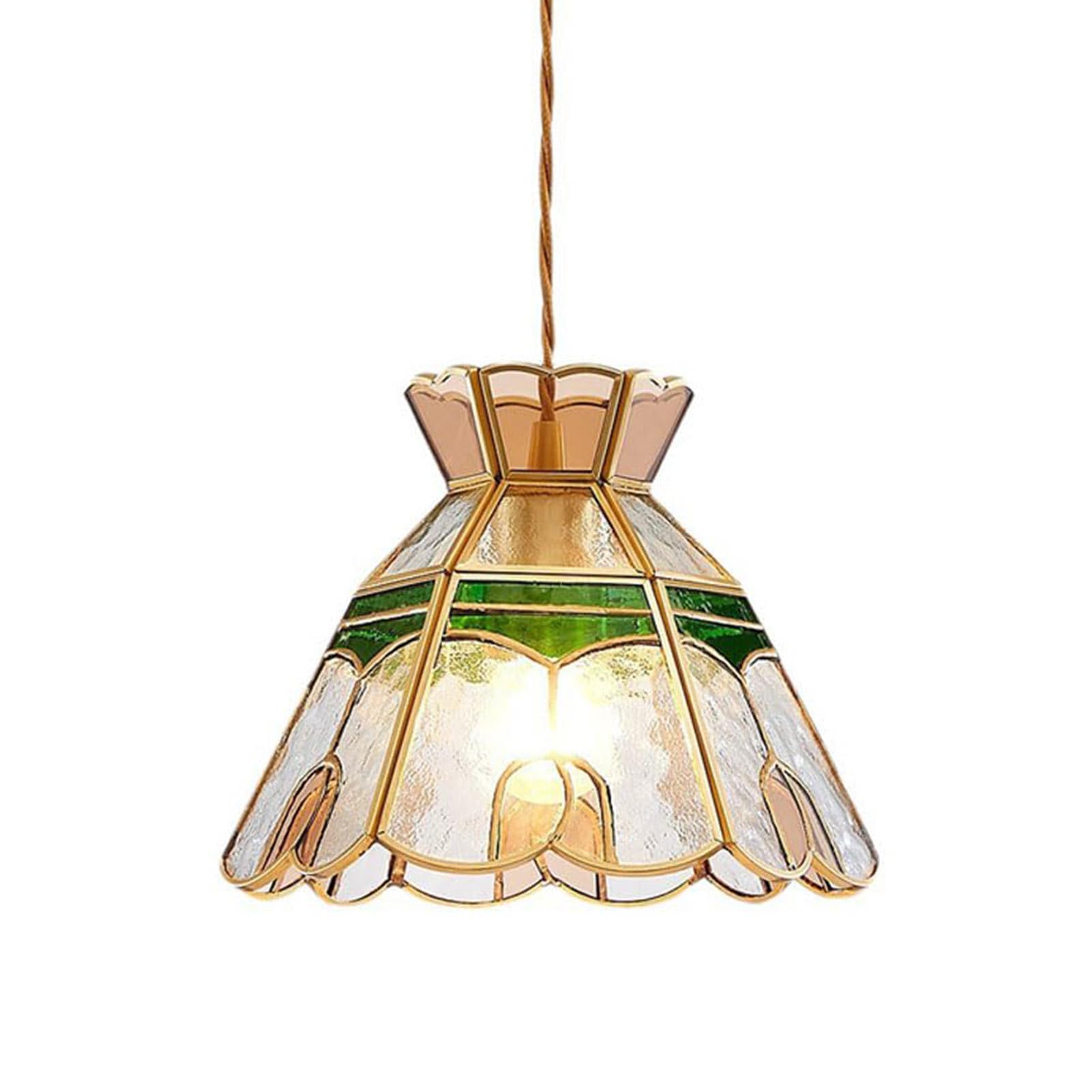 Lustre en verre coloré design contemporain de haute qualité pour salon