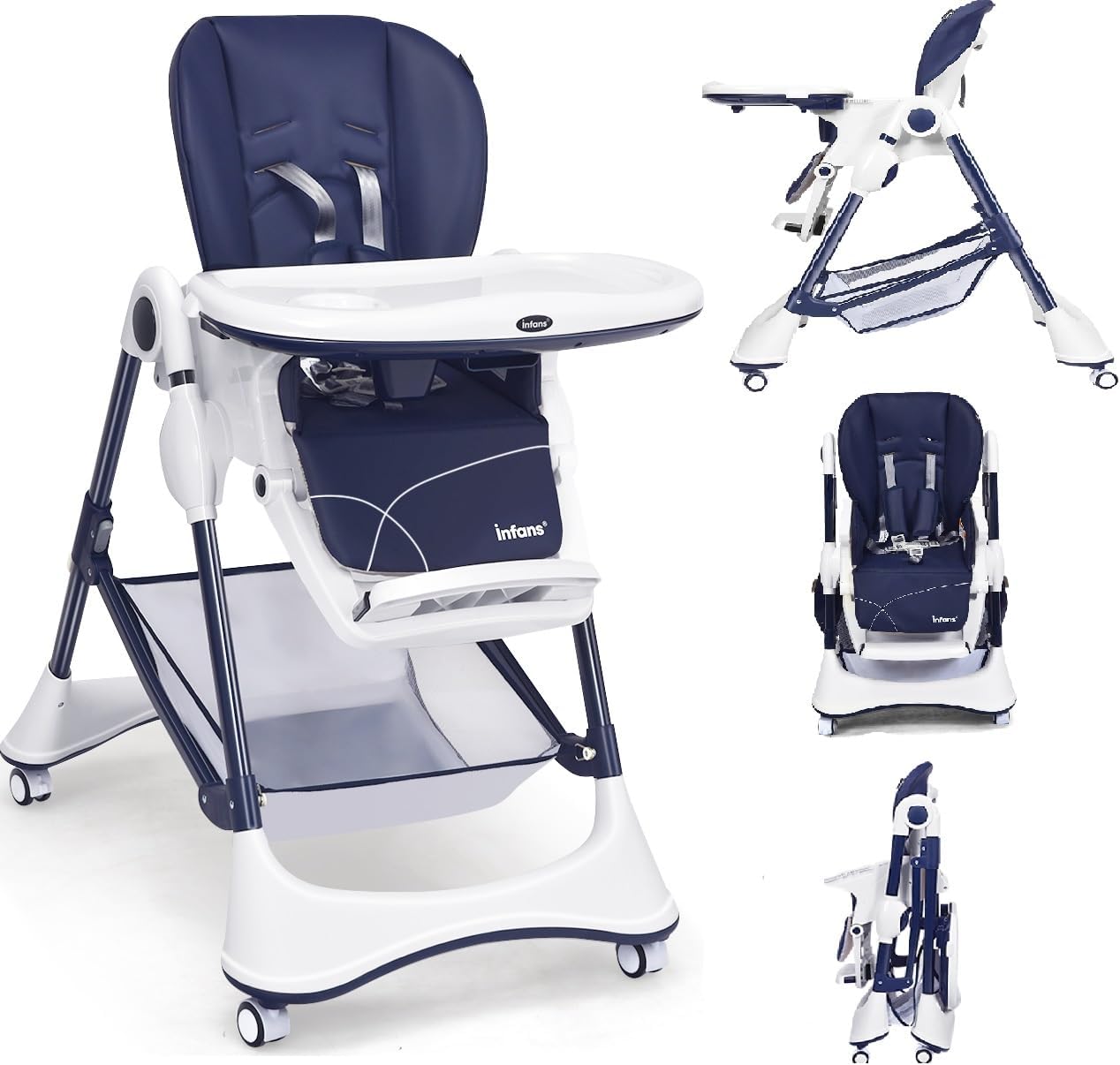High Chairs for Babies and Toddlers, 8 in 1 Baby High
