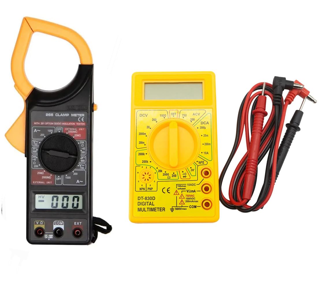 Toolbux Digital Multimeter LCD AC DC Measuring Voltage Current & Clamp Meter (B0C78CPZR2) Amazon Price History, Amazon Price Tracker