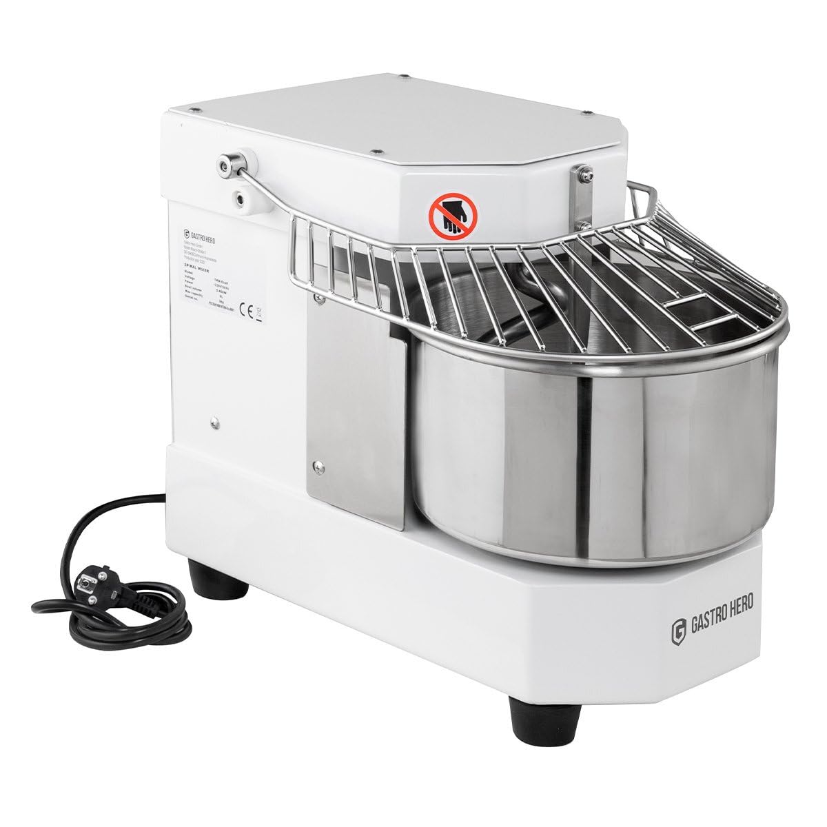 GastroHero Impastatrice ECO 8 230 Volt – testa fissa