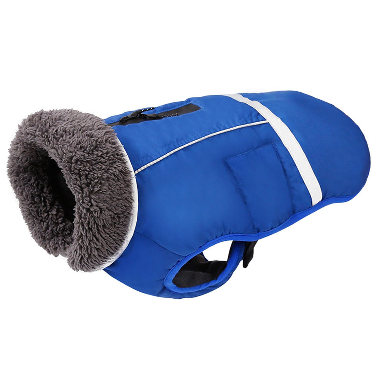 Manteau d'hiver pour chien contre le froid et manque de visibilité