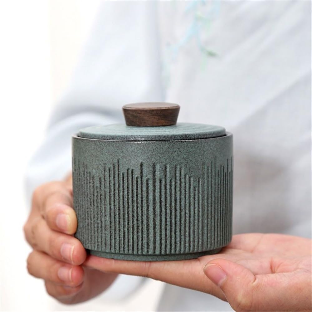 Burriera Bottiglia da tè in vaso di conservazione del burro in ceramica