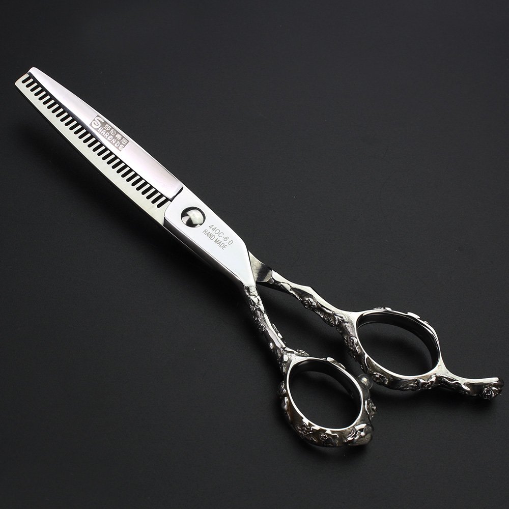 6 Zoll linke Hand Japan professionelle Haar Schere(6 Zoll, 2 Stück-D)