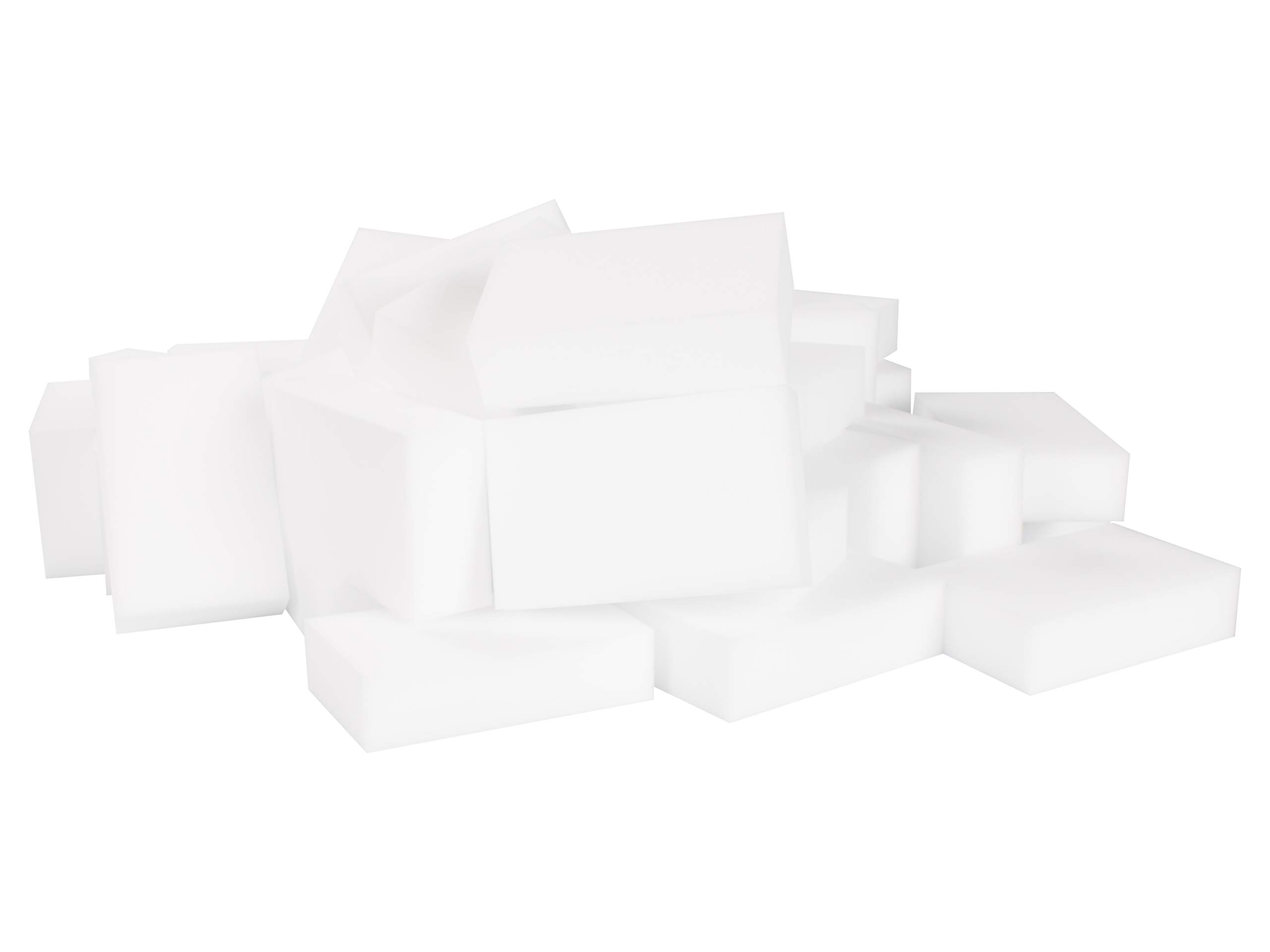 LTWHOME Jumbo Magic Cleaning Eraser Sponge Melamine Foam 110 X 70 X 30mm (Pack Of 50)