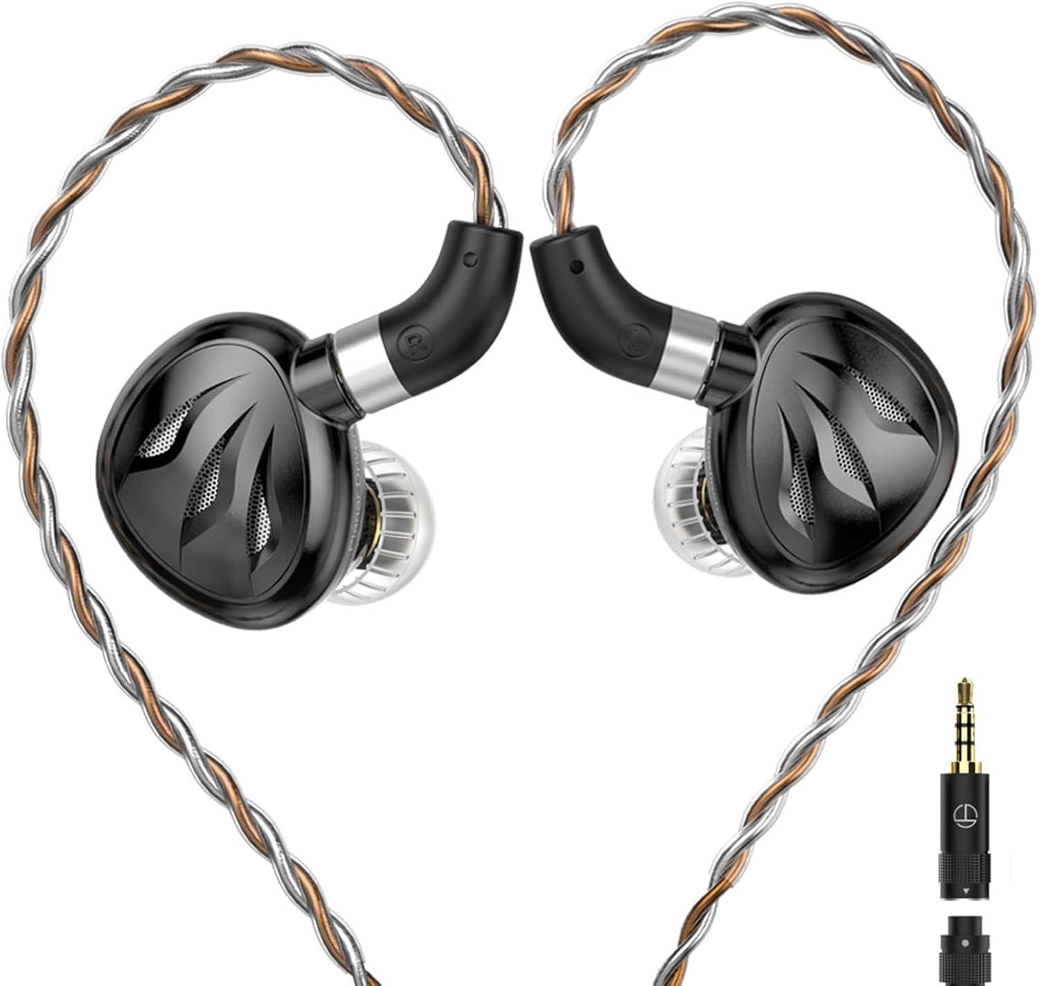 TRN Rosefinch in Ear Monitor，12 mm Magnetic Drivers,Gaming Earbuds,IEM Earphones,Detachable Cable，3.5mm Plug