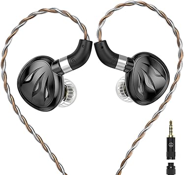 TRN Rosefinch in Ear Monitor,12 mm Magnetic Drivers,Gaming Earbuds,IEM Earphones,Detachable Cable,3.5mm Plug