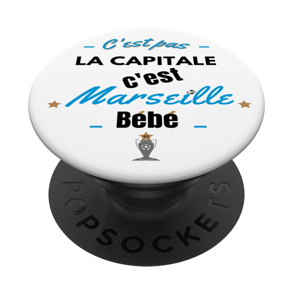 C'est Marseille Bébé - Amoureux de l'OMC'est Marseille Baby Gift Marseillais OM Supporter PopSockets Swappable PopGrip