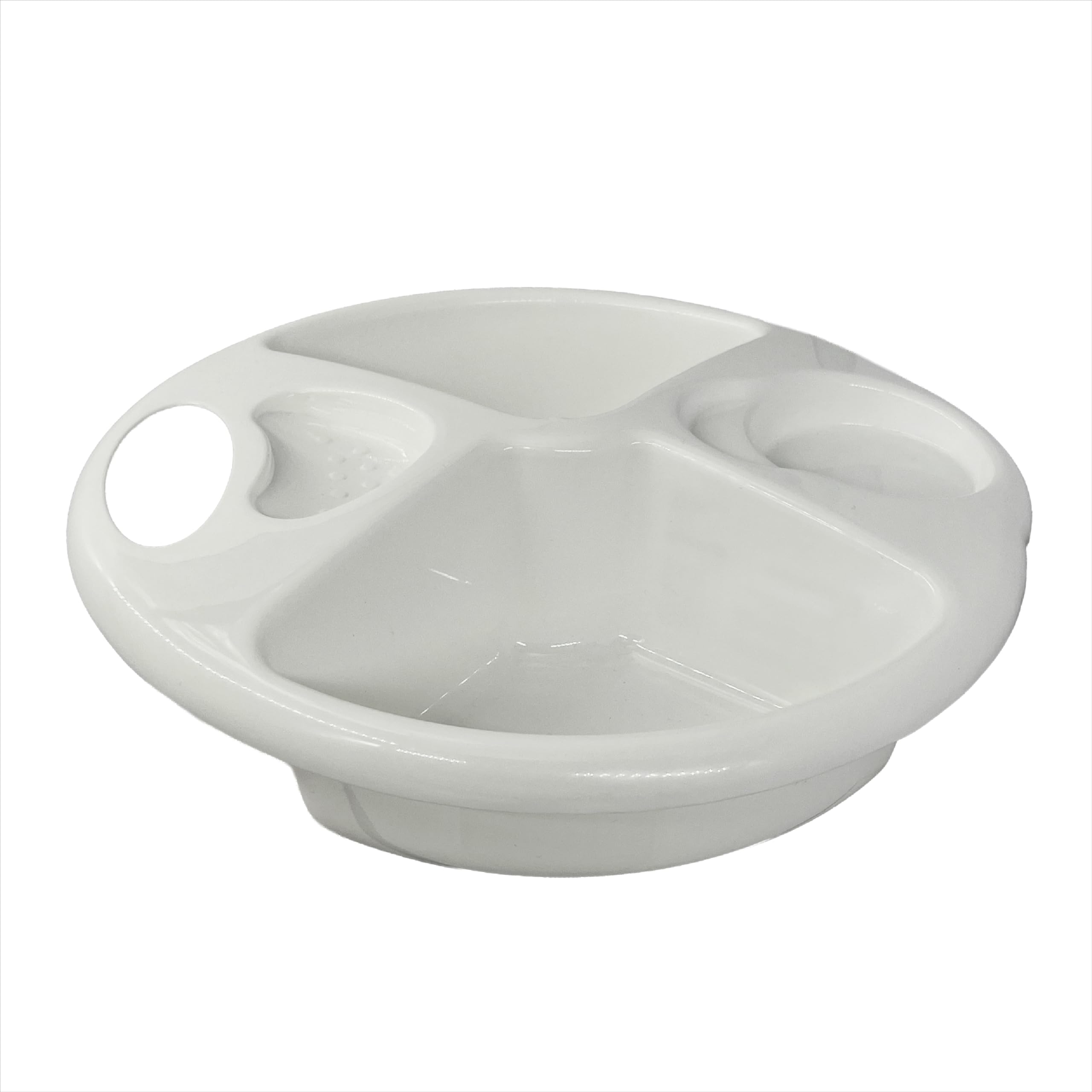 Dreambaby Bol supérieur et queue, utilisation quotidienne, bol supérieur et queue pour baignoire de bébé, 2 zones séparées pour les éponges supérieures et queues, design ergonomique, léger et portable