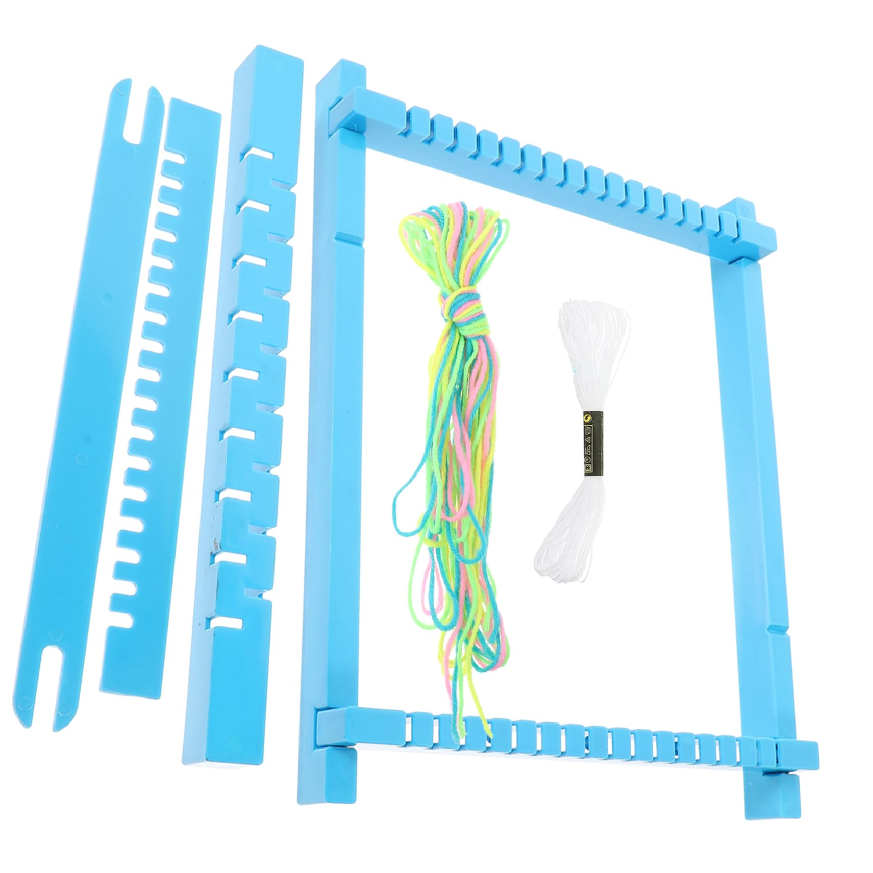 IWOWHERO Boys and Girls Loom Kit Weaving Loom for Beginners DIY Knitting Machine Easy to Use Safe for Boys and Girls