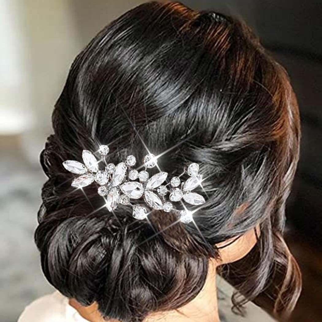 Wedding Hair Comb Pearl Hair Pins And Clips For Women Bride Rhinestone Headdress Bridal Hair Jewelry Accessories Fashion 2025 - 36 - View #4