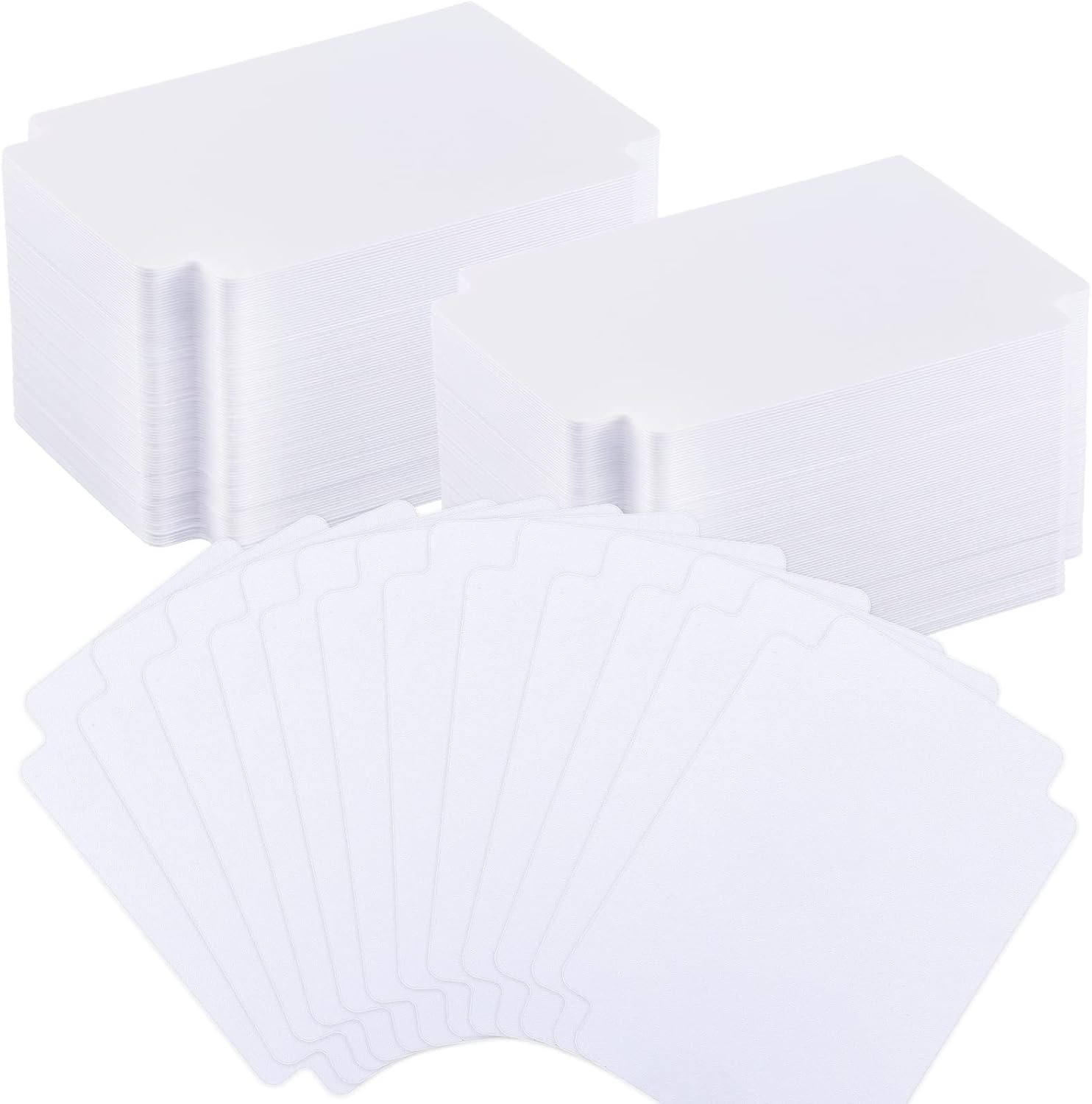 250 Count Trading Card Dividers White Card Separator