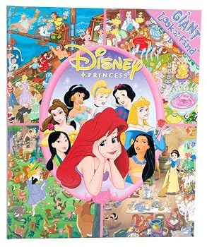 Hardcover Giant Look & Find Disney Princess Book
