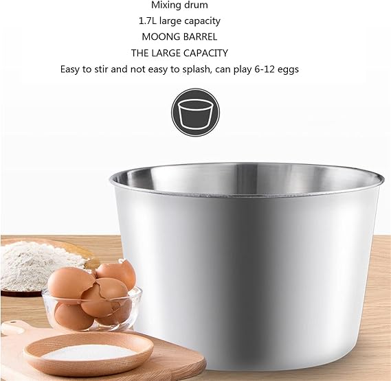Electric Hand Blender 2-in-1 Twin Hand and Stand Mixer 7 Speed Electric Whisk Professional Mixer for Mixing Puréeing Whipping and Beating 180 W