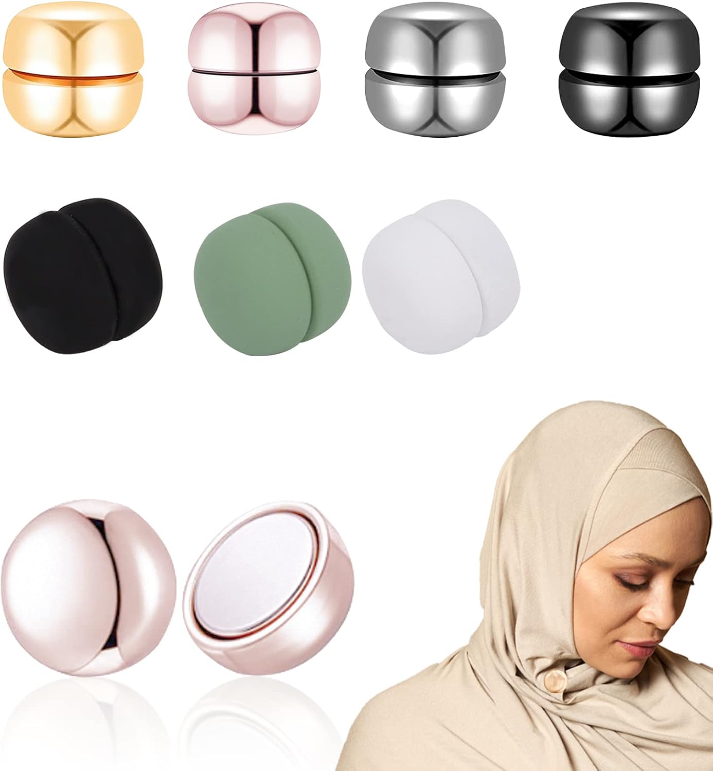strong magnetic hijab pins