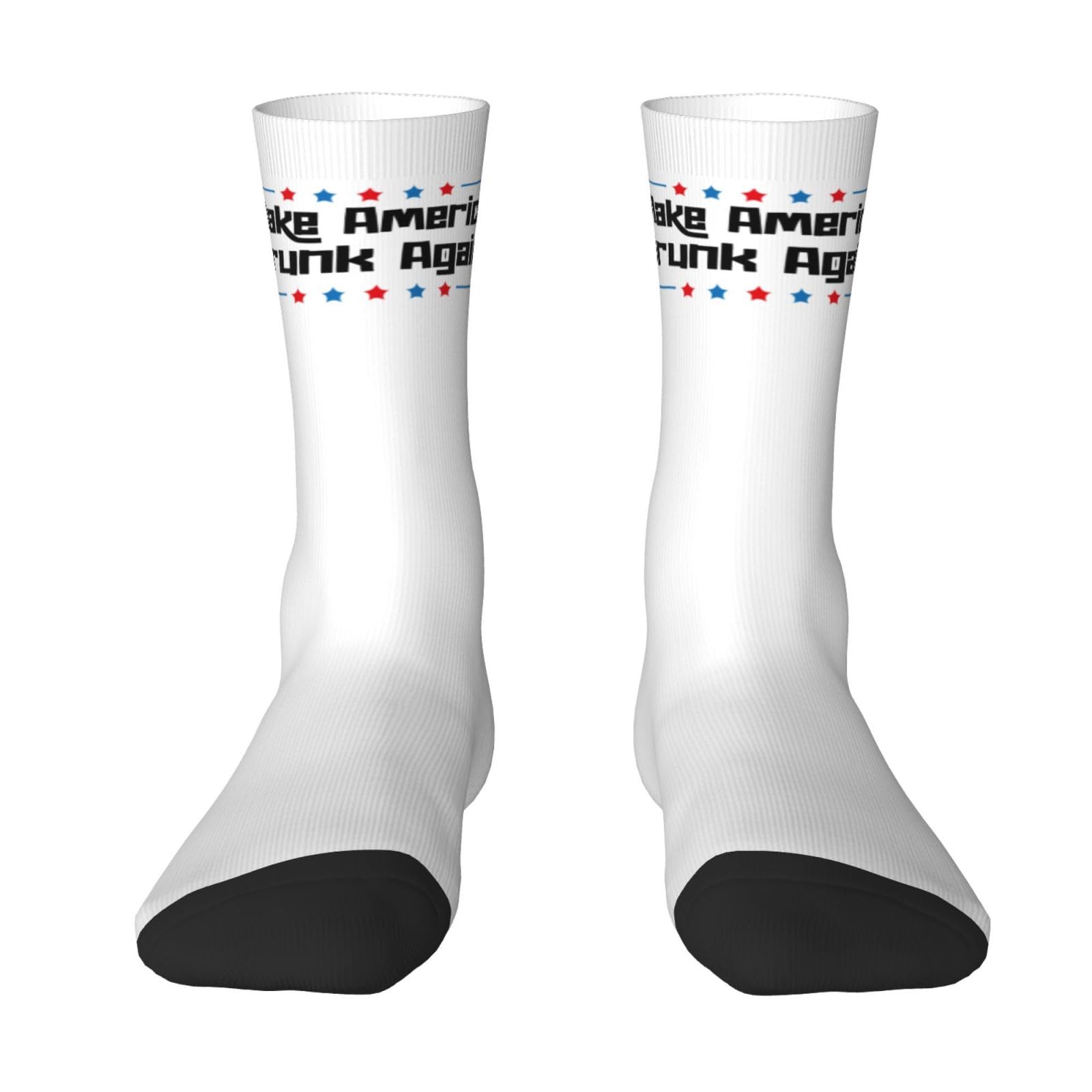Haebfsl Make America Drunk Again Women'S Cushion Crew Sock Soft Casual Mid-Calf Socks