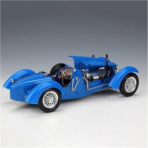 Miniatura 2 de Vehículo de coche de resina de aleación modelo 1 18 apto para Bugatti tipo 59 1934 modelo de coche clásico de aleación de coche Escala Hobby Die
