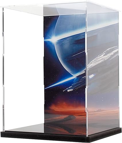 Vitrina acrílica para Leg 75304 Darth Vader Helmet Model Set, vitrina para Lego Batman Cowl 76182, casco 76187 y 75276 75305 75327 75343 y 75277,