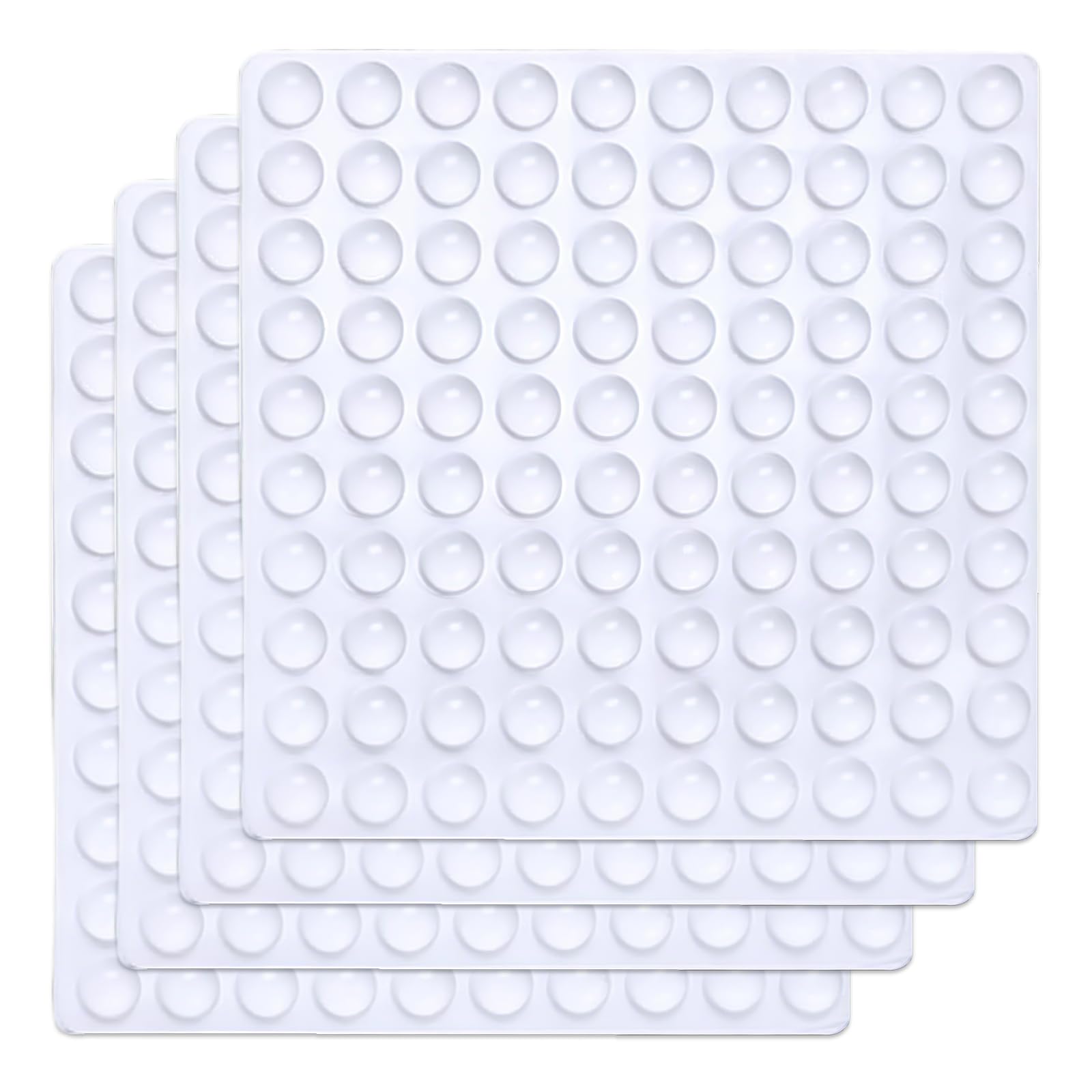 400 Pcs Silicone Bumpers Clear Bumper Pads Self Adhesive Rubber Pads Noise Reduction Pads For Furniture Cabinets Doors Drawers Small Appliances