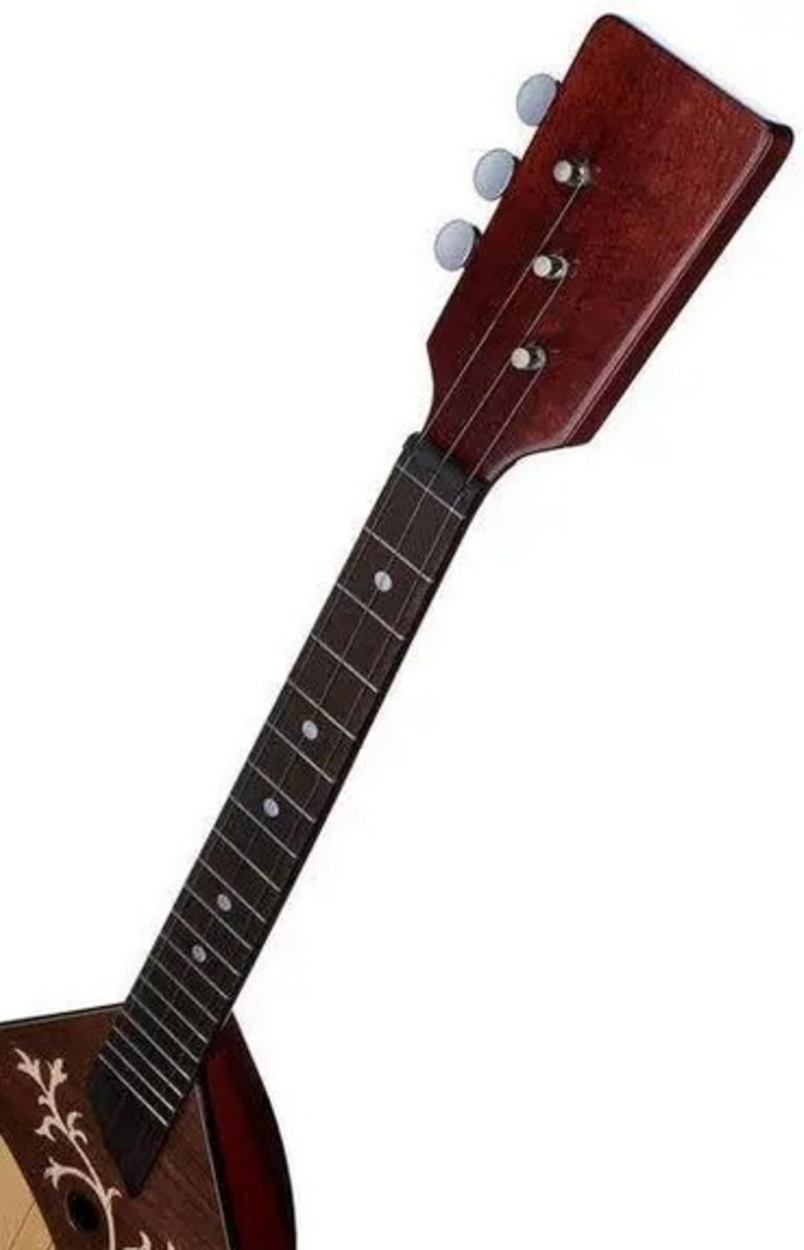 GEWA Prim Balalaika - 3-saitig - Massive Fichtendecke - Massive Ahornmuschel - 19 Neusilberbünde - Hochglanz - Made in Europe