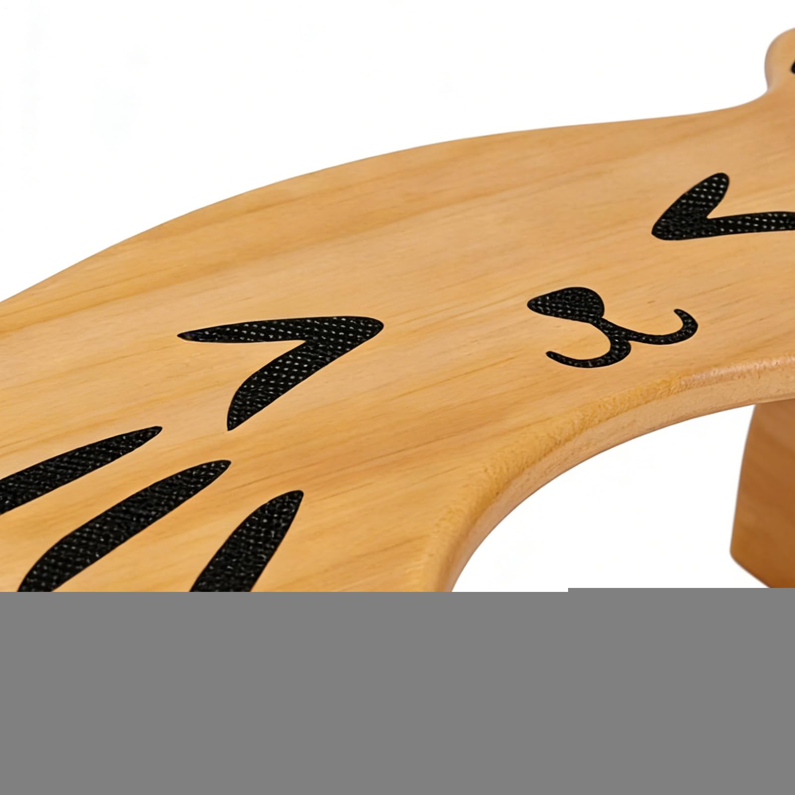 Sgabello da Bagno Pedana Antiscivolo Per La Posizione Di Squat | Scalino Portatile in Legno da Bagno con Altezza di 18 cm Per Adulti Bambini Anziani per Doccia Bagno