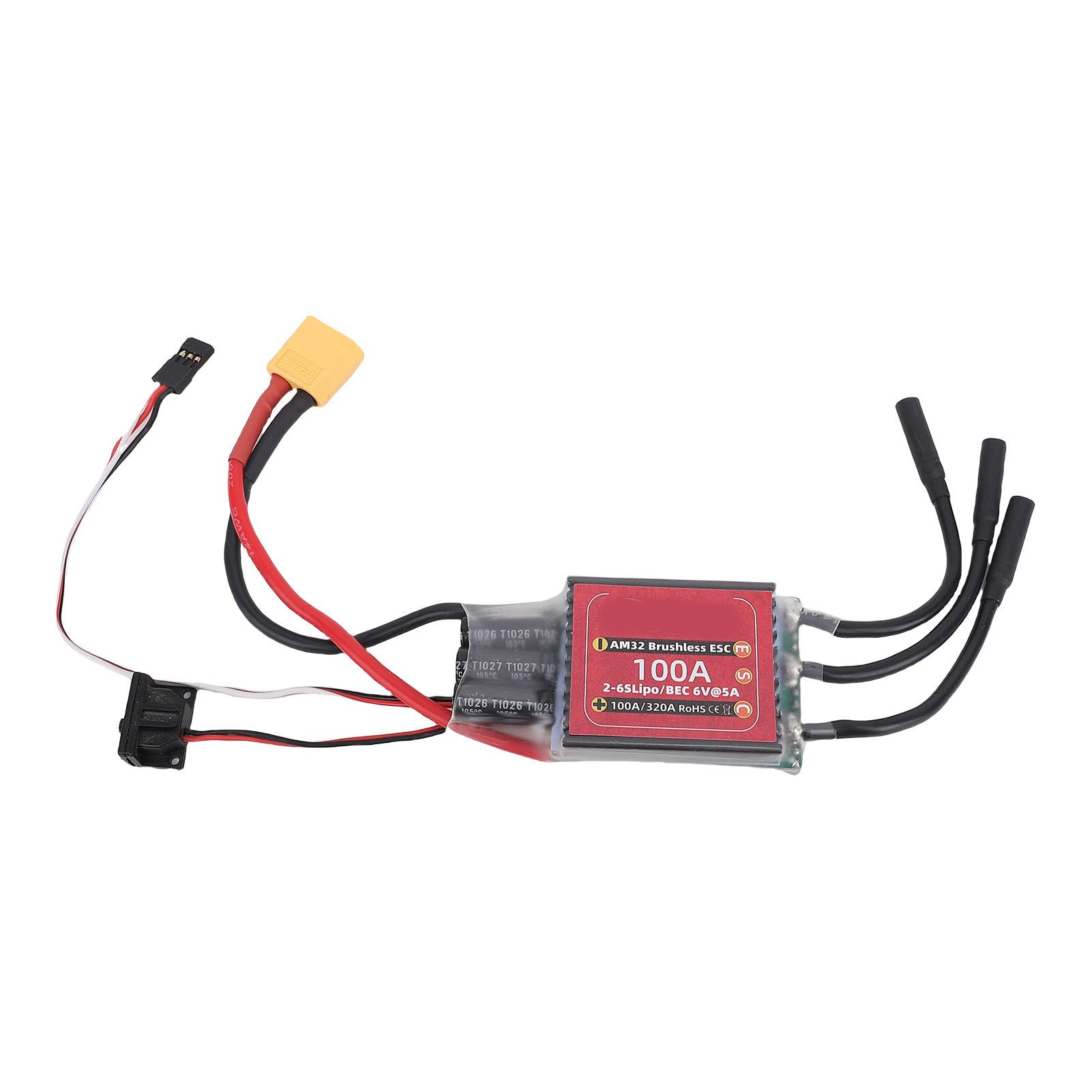 BRRNOO AM32 100A ESC, Regulator Obrotów dla Silników Bezszczotkowych 3650