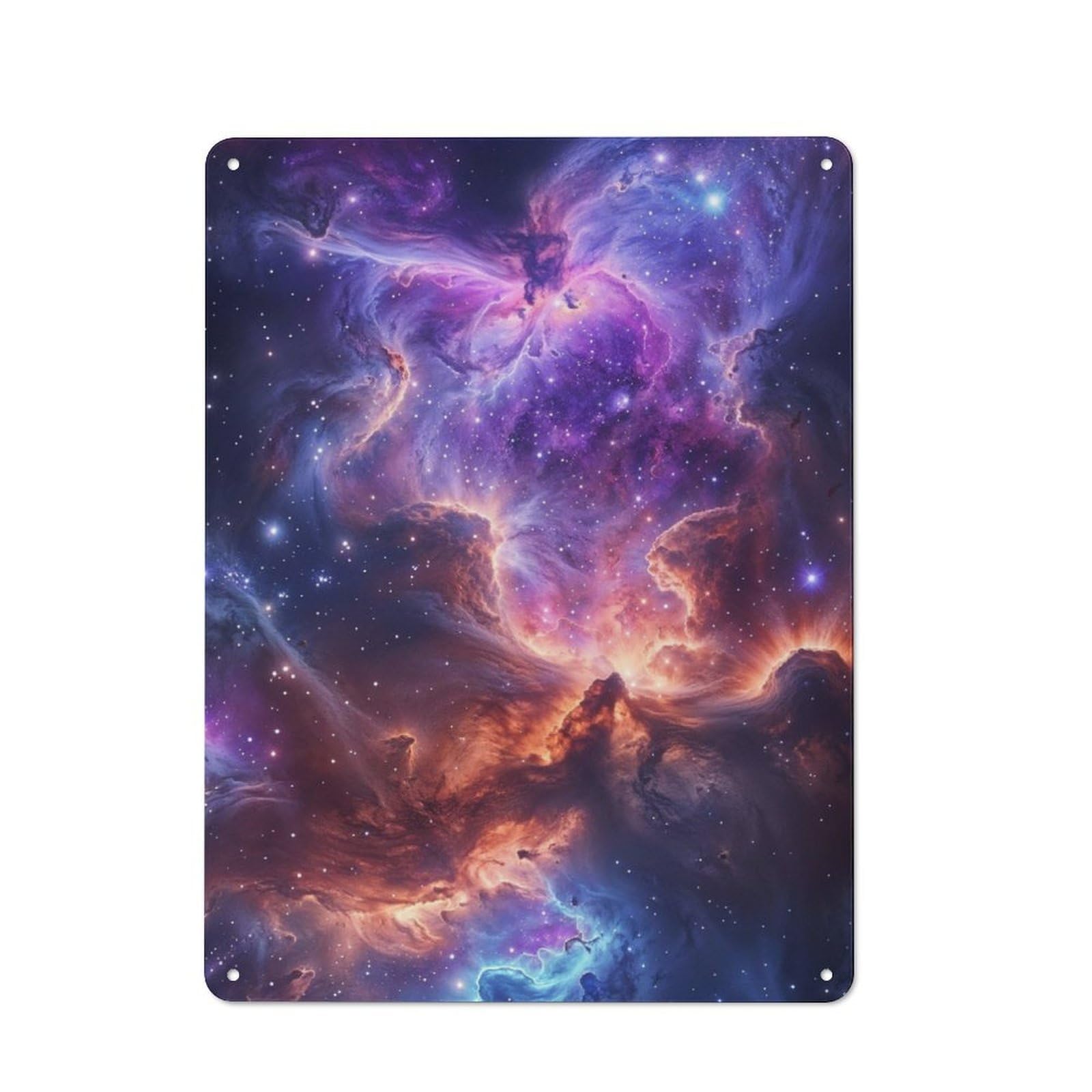 Junmoney Nebula Dreams Garden Style Tin Sign 40X30cm, Porch Wall Decor For Patio Bar, Workshop, Shed Or Kitchen