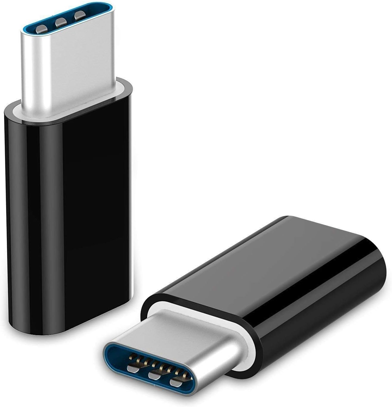 MD ORIGINAL Type-C to Micro USB OTG Adapter for Samsung Galaxy M20 (White)