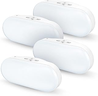 DORESshop Night Light, Night Lights Plug into Wall, 1W 5000K Led Night Light with Dusk to Dawn Sensor, Dimmable Night Light from 0LM to 100LM for Bathroom Hallway Bedroom Kids Room Stairway, 4 Pack