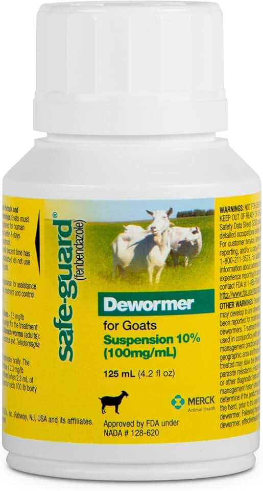 Safe-Guard (Fenbendazole) Dewormer Liquid 125ml